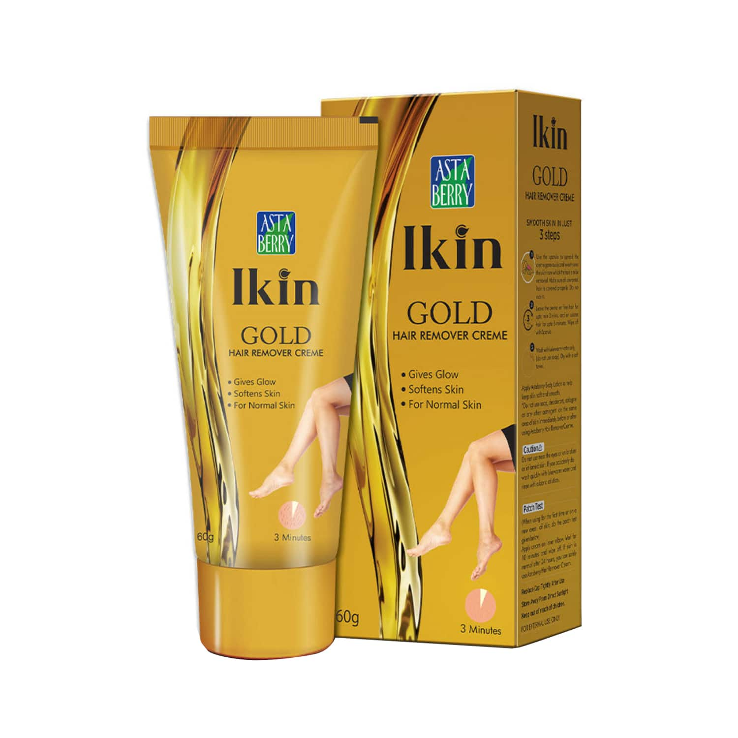 Ikin | Ikin Gold Hair Remover Creme (60g)