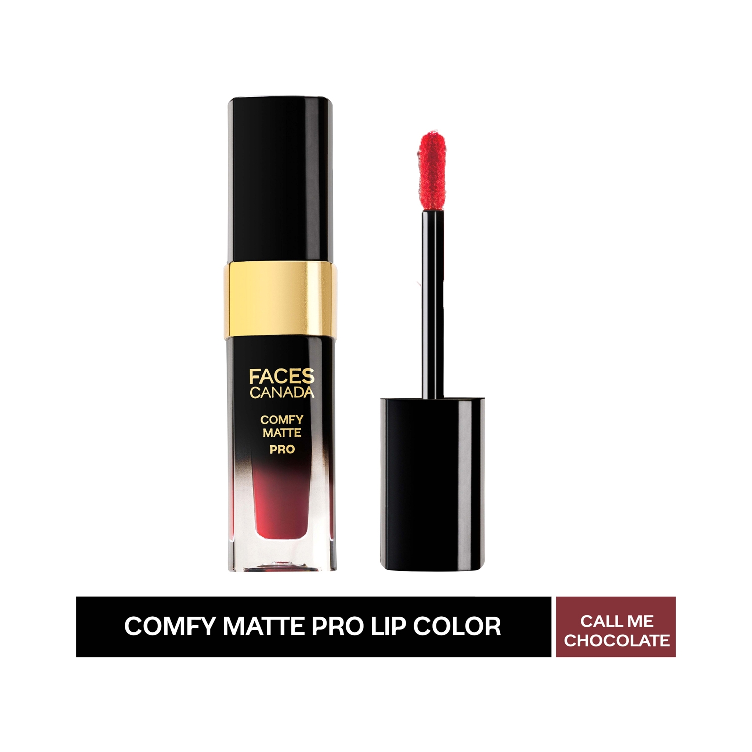 Faces Canada | Faces Canada Comfy Matte Pro Liquid Lipstick 10HR Stay No Dryness - Call Me Chocolate 07 (5.5ml)