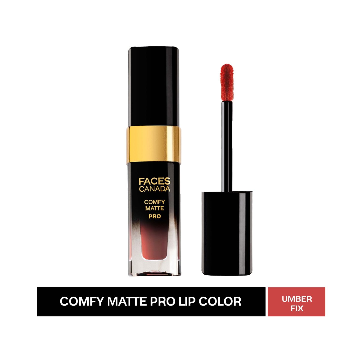 Faces Canada | Faces Canada Comfy Matte Pro Liquid Lipstick 10HR Stay No Dryness - Umber Fix 10 (5.5ml)