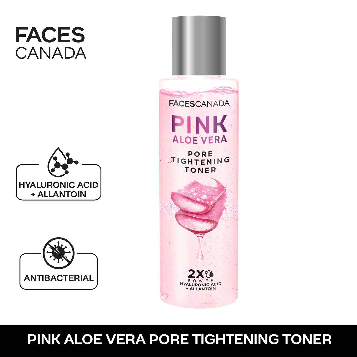 Faces Canada | Faces Canada Pink Aloe Vera Pore Tightening Toner (100ml)