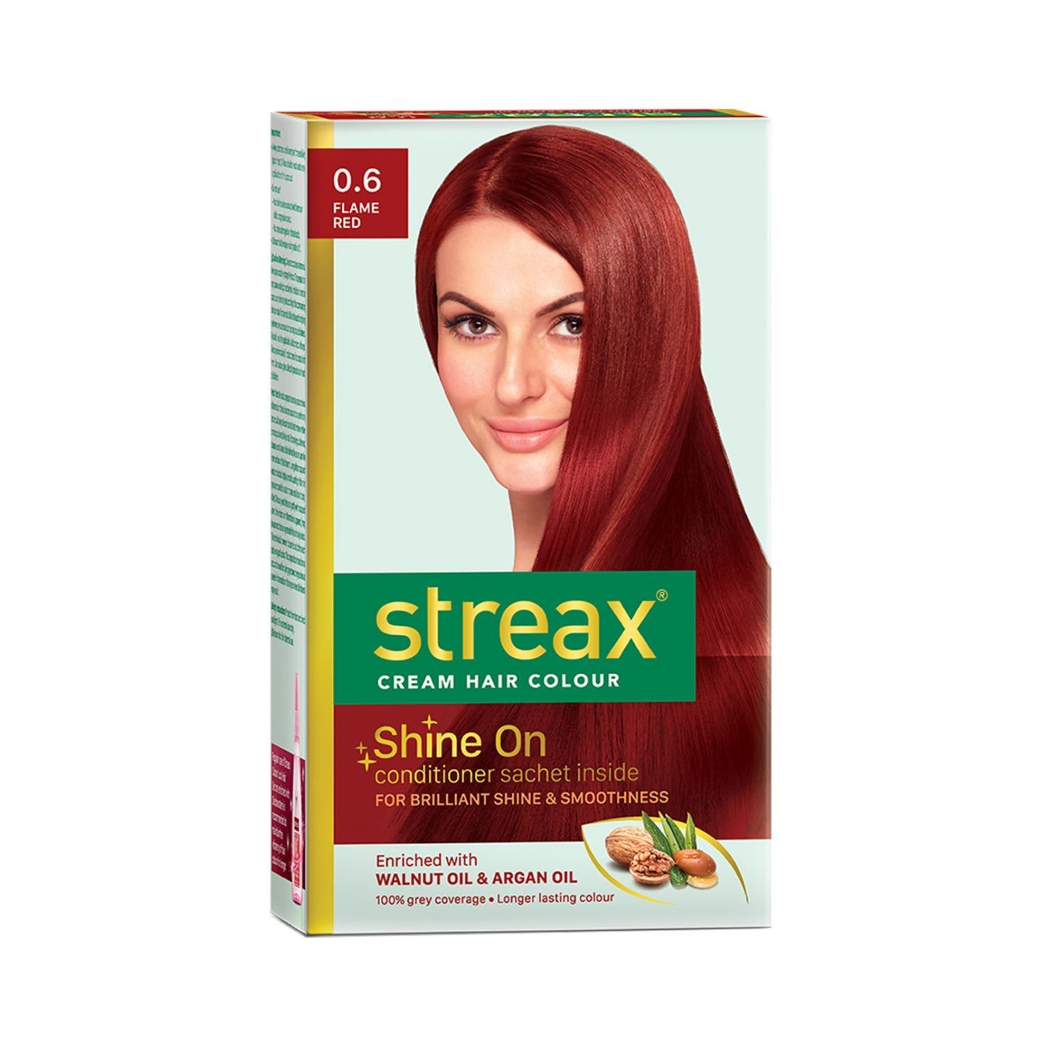Streax | Streax Hair Colour - 0.6 Flame Red (70gm+50ml)