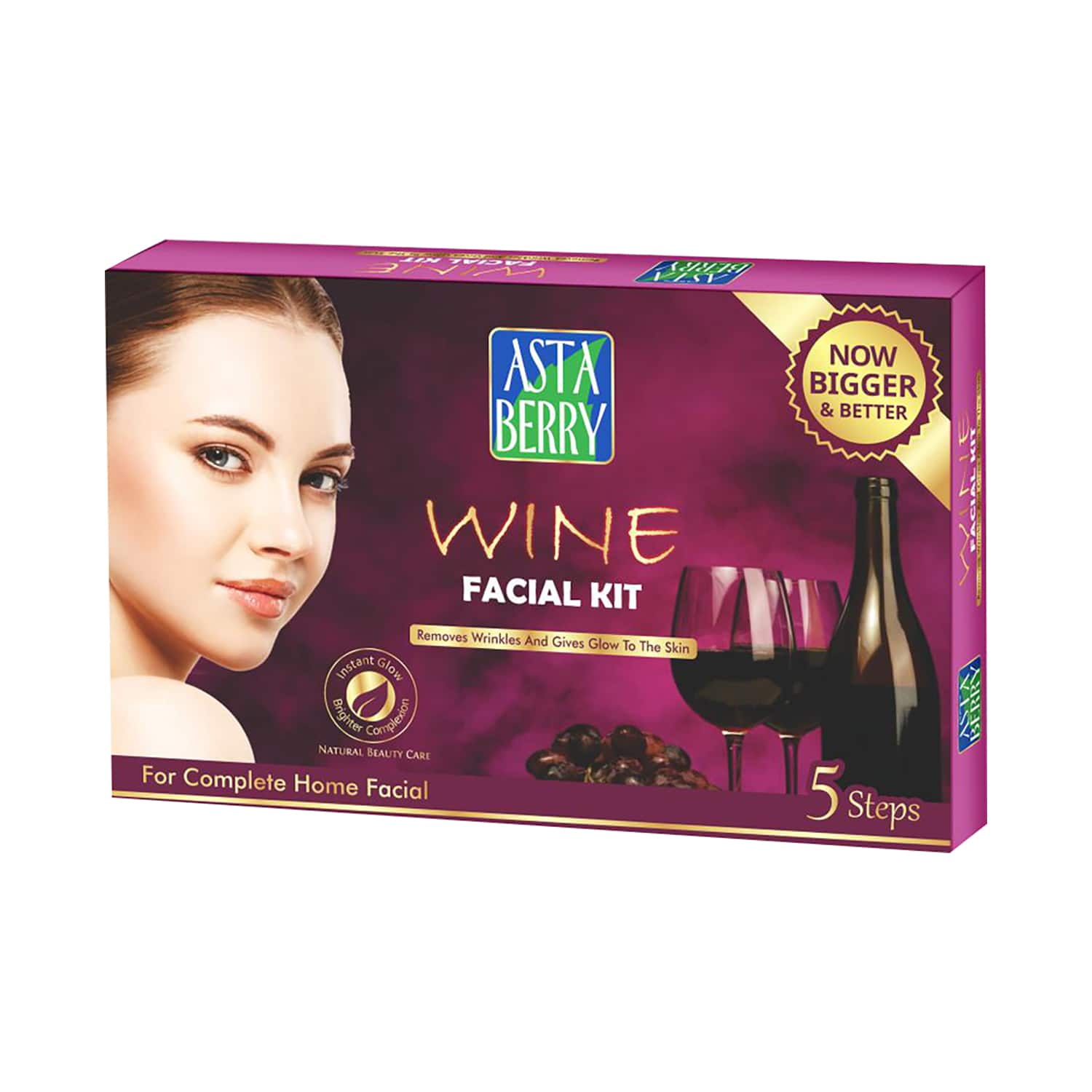 Astaberry | Astaberry Wine Mini Facial Kit 5 Steps (100g)