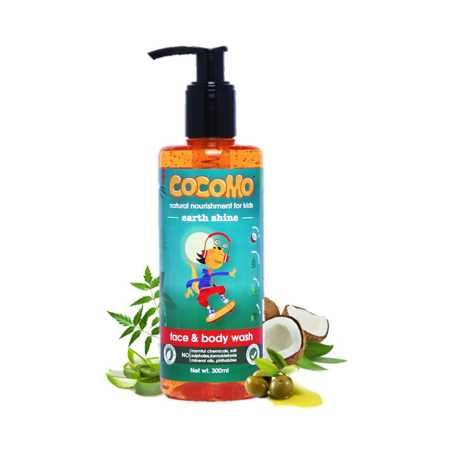 Cocomo | Cocomo Natural Earth Shine Kids Face & Body Wash (300ml)