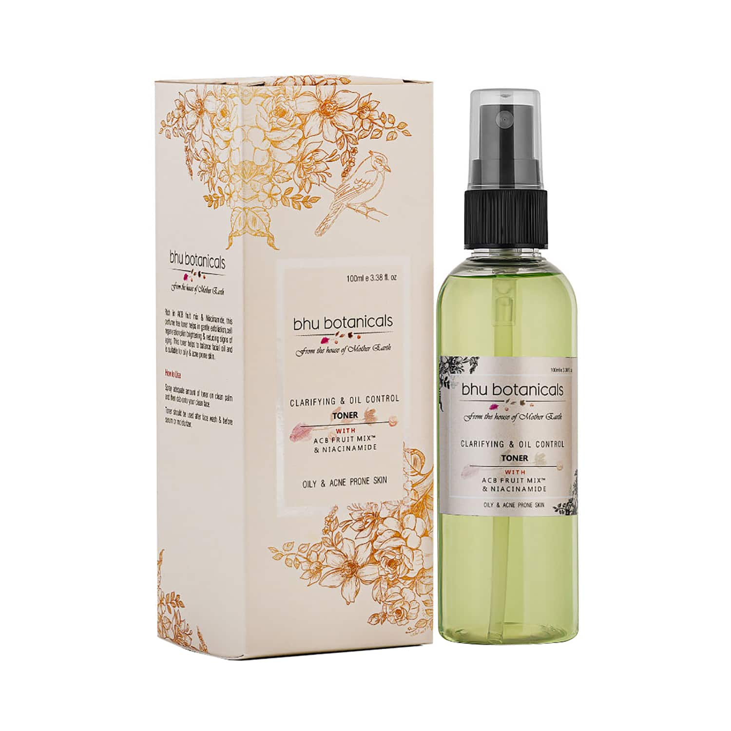 Bhu Botanicals | Bhu Botanicals Skin Clarifying & Oil Control Toner (100ml)