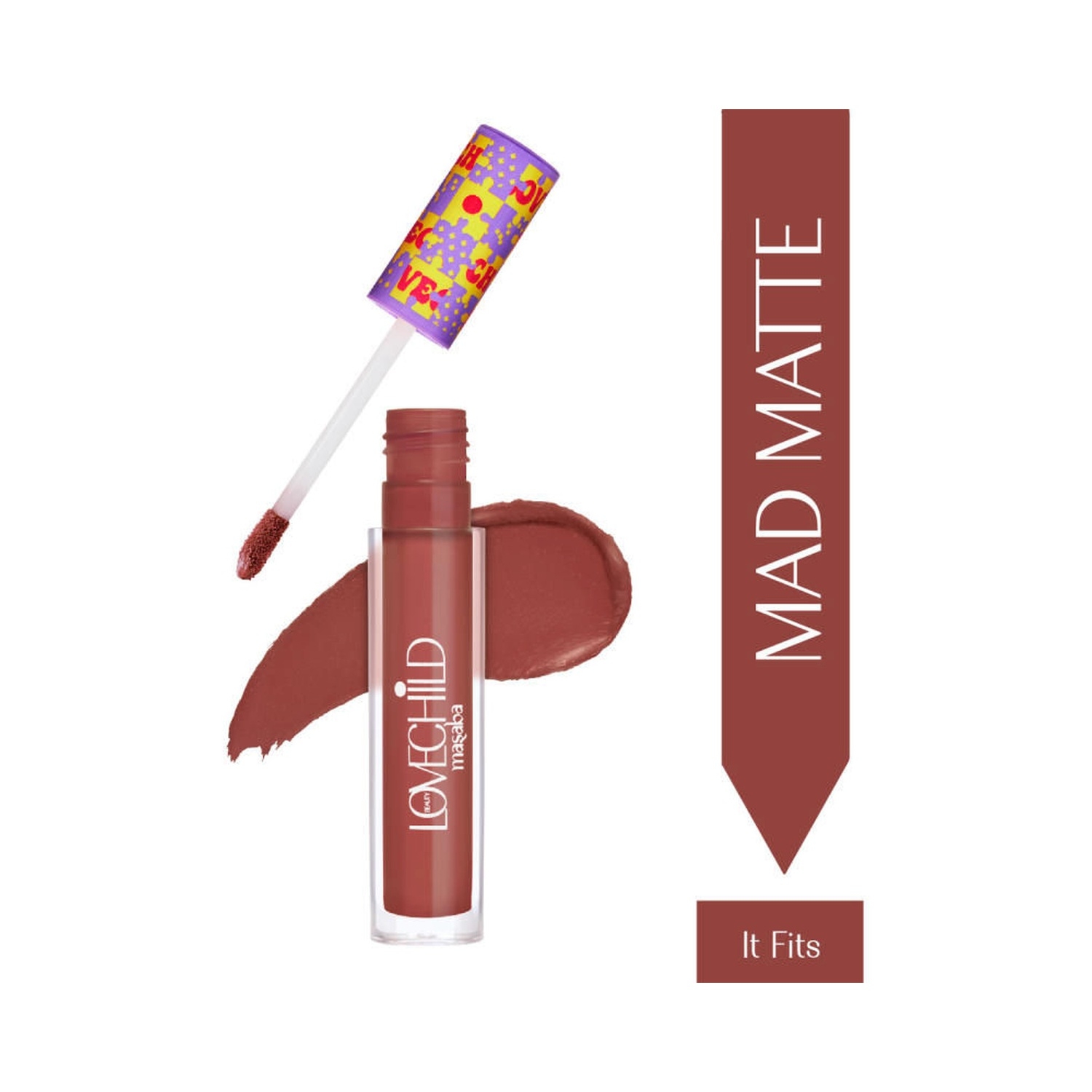 LoveChild Masaba | LoveChild Masaba Game On! Mad-Matte Liquid Lipstick - 12 It Fits (5ml)