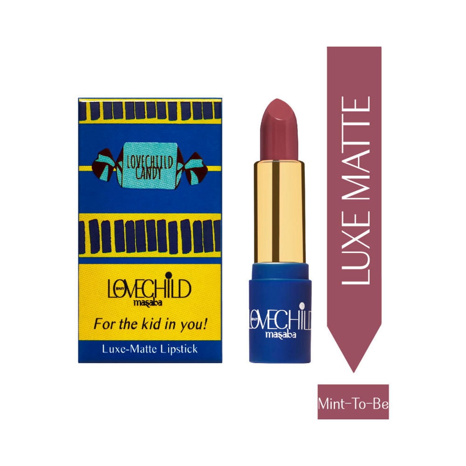 LoveChild Masaba For The Kid In You! Luxe Matte Lipstick - 06 Mint-To-Be (4g)