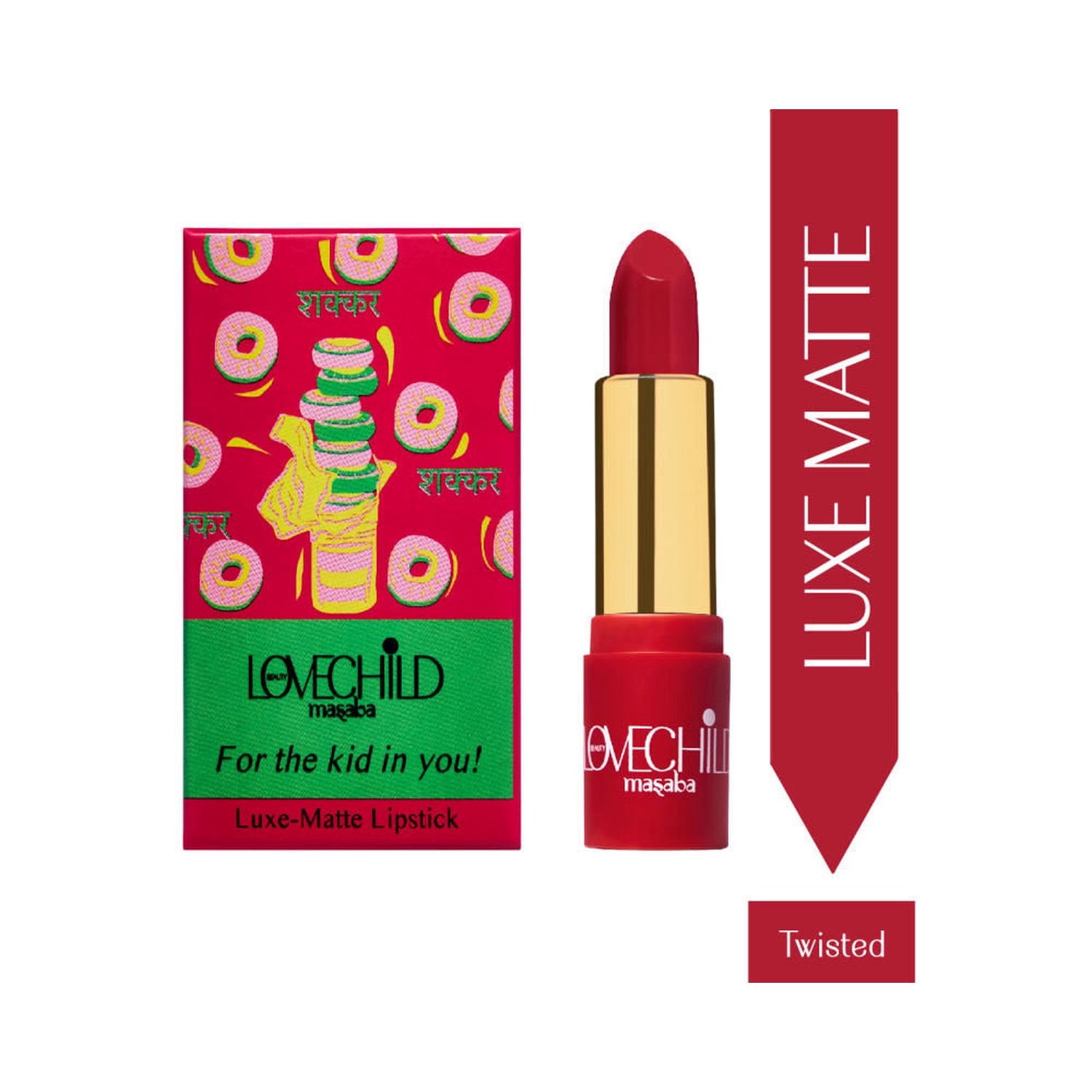 LoveChild Masaba | LoveChild Masaba For The Kid In You! Luxe Matte Lipstick - 10 Twisted (4g)