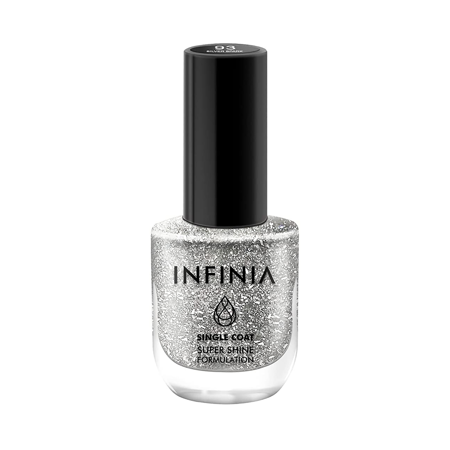 Buy Nail Lacquer, Glitter, Silver, Moonlight - City Hall Moonlight 11 (6  ml) at Affordable Price – N Y Bae Store