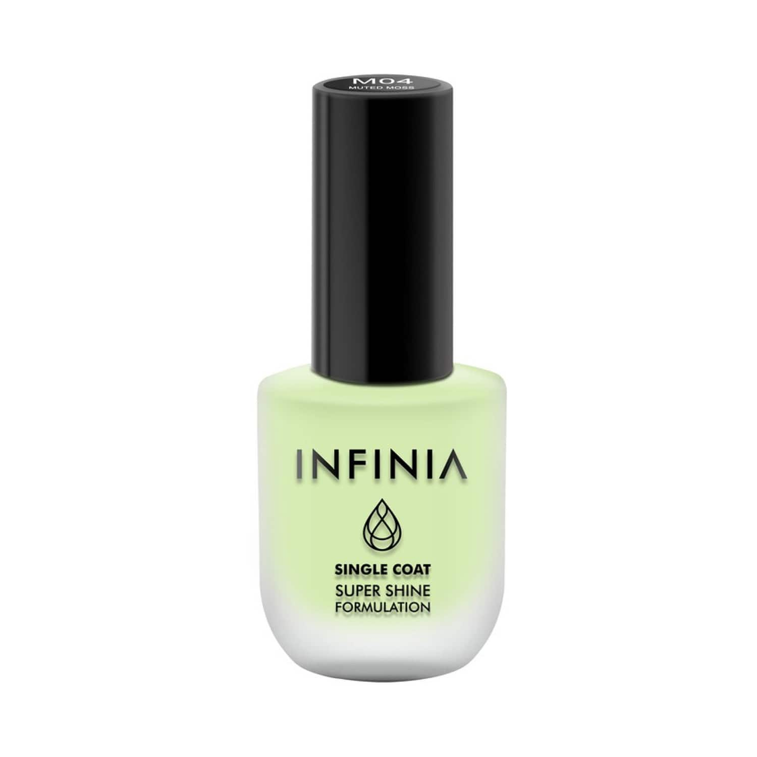 INFINIA | INFINIA Single Coat Nail Paint - M04 Muted Moss (12ml)