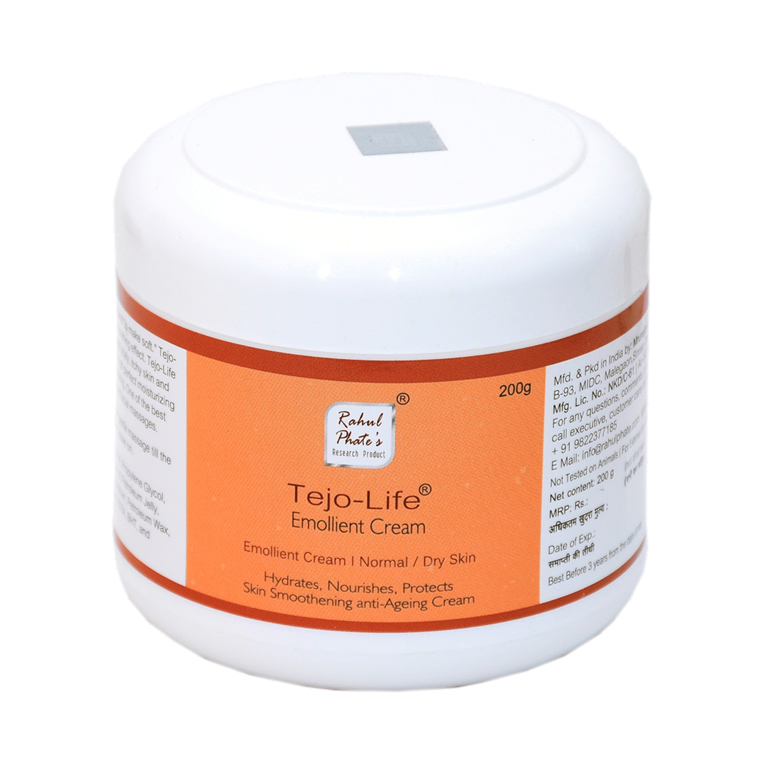 Rahul Phate's Research Product | Rahul Phate's Research Product Tejo-Life Emollient Cream (200g)