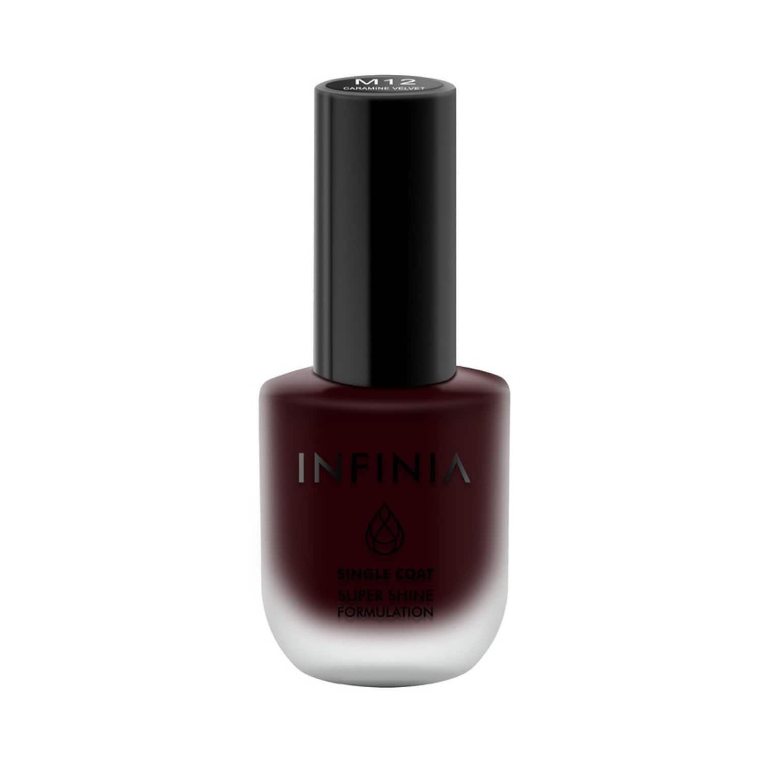 INFINIA | INFINIA Single Coat Nail Paint - M12 Caramine Velvet (12ml)