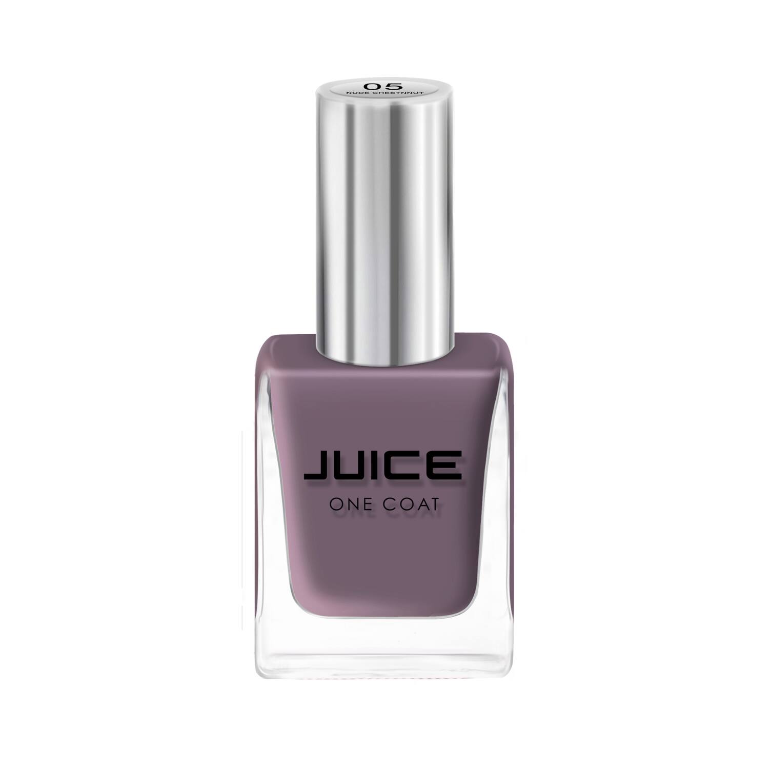 JUICE | JUICE One Coat Quick Dry Chip Resistant Nail Polish - 5 Nude Chestnut (11ml)