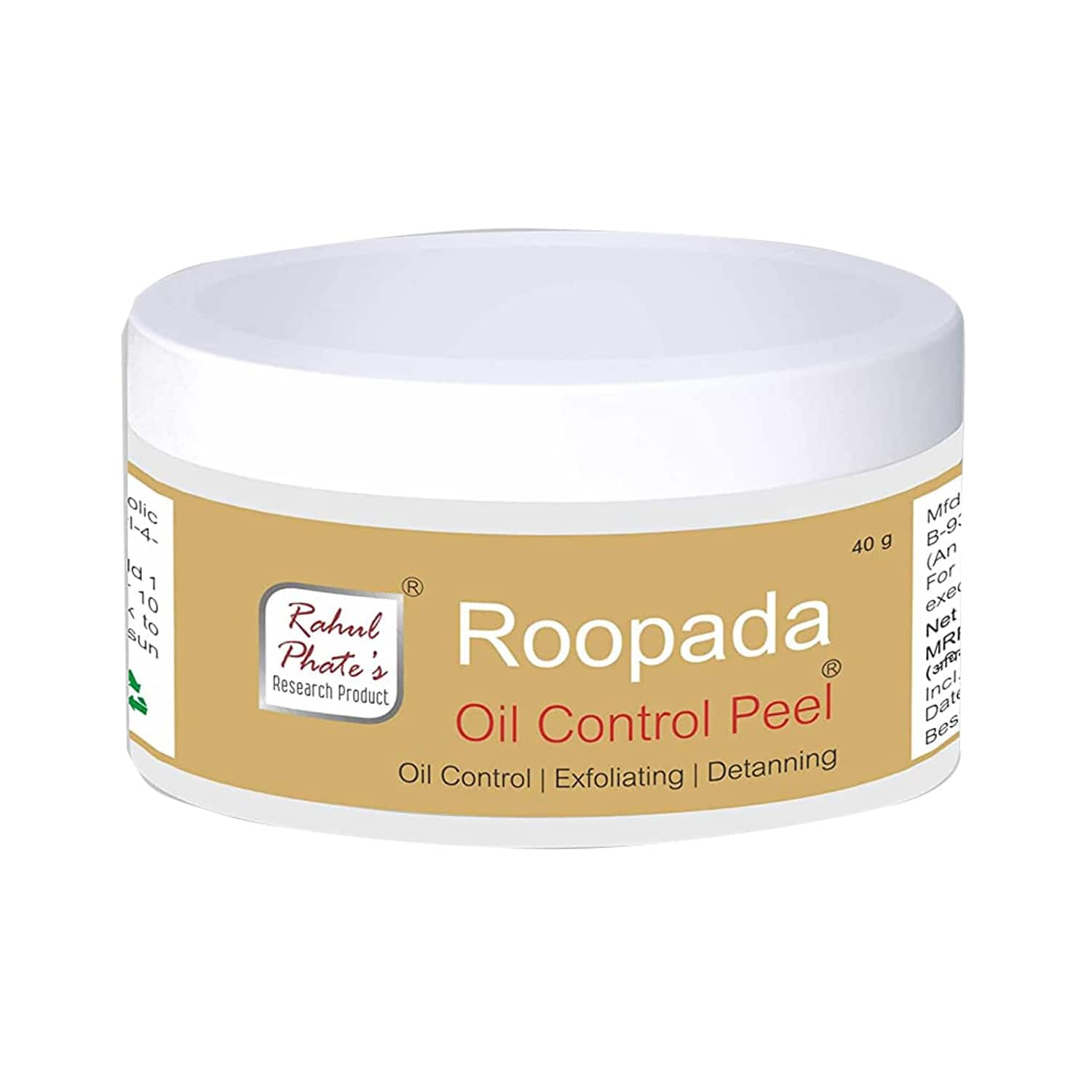 Rahul Phate's Research Product | Rahul Phate's Research Product Roopada Oil Control Peel (40g)