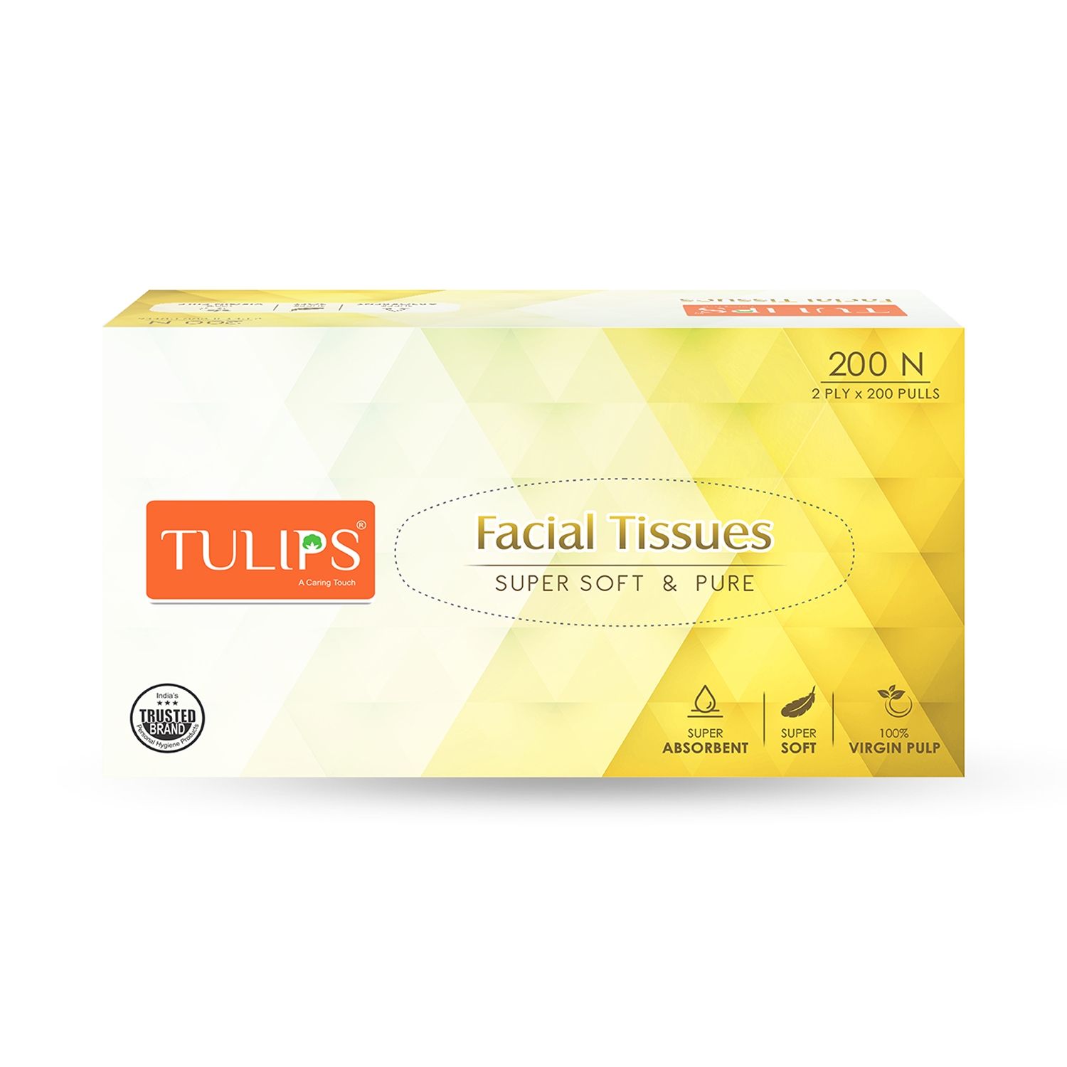 Tulips Facial Tissues (2 Ply x 200 Pulls)