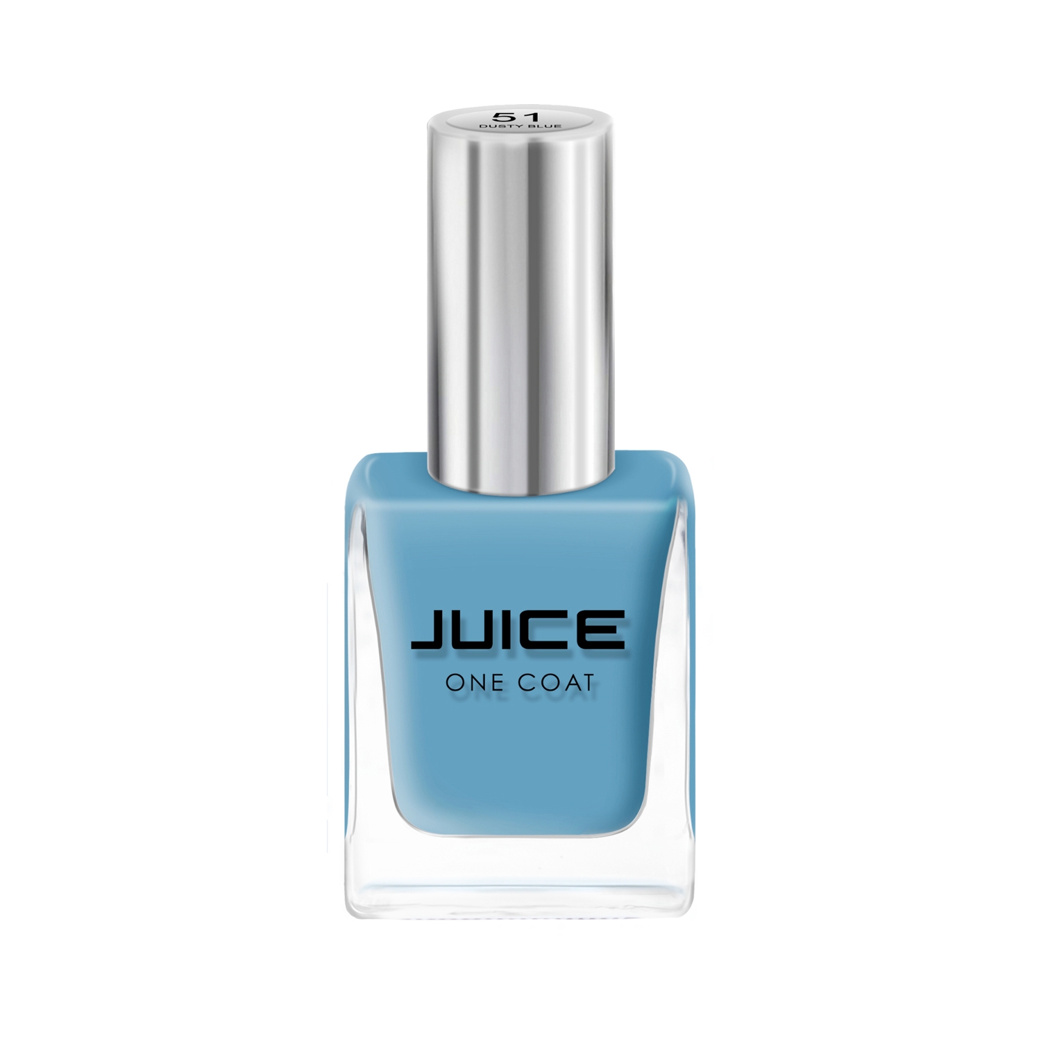 Juice One Coat Quick Dry Chip Resistant Nail Polish - 51 Dusty Blue (11ml)