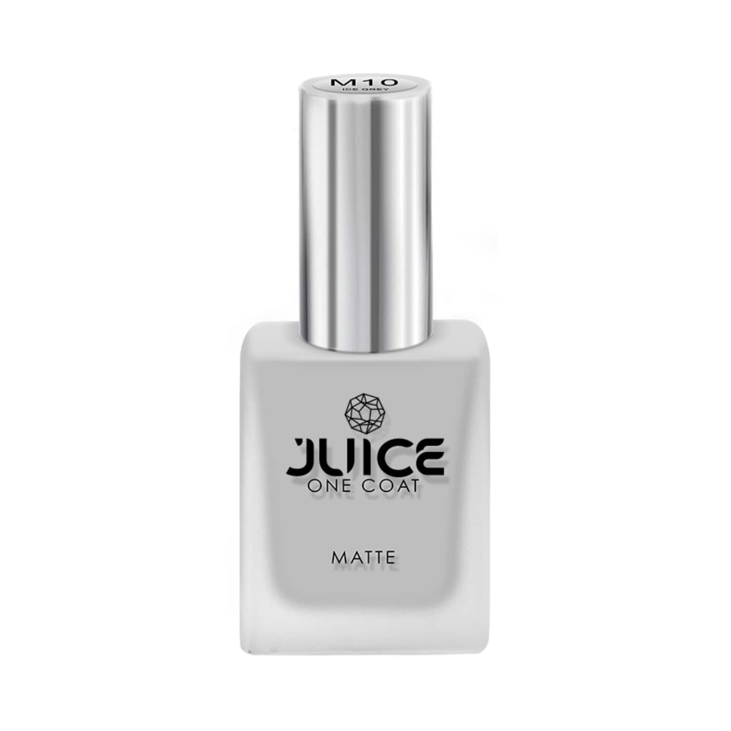 JUICE | JUICE One Coat Quick Dry Chip Resistant Nail Polish - M10 Ice Grey (11ml)