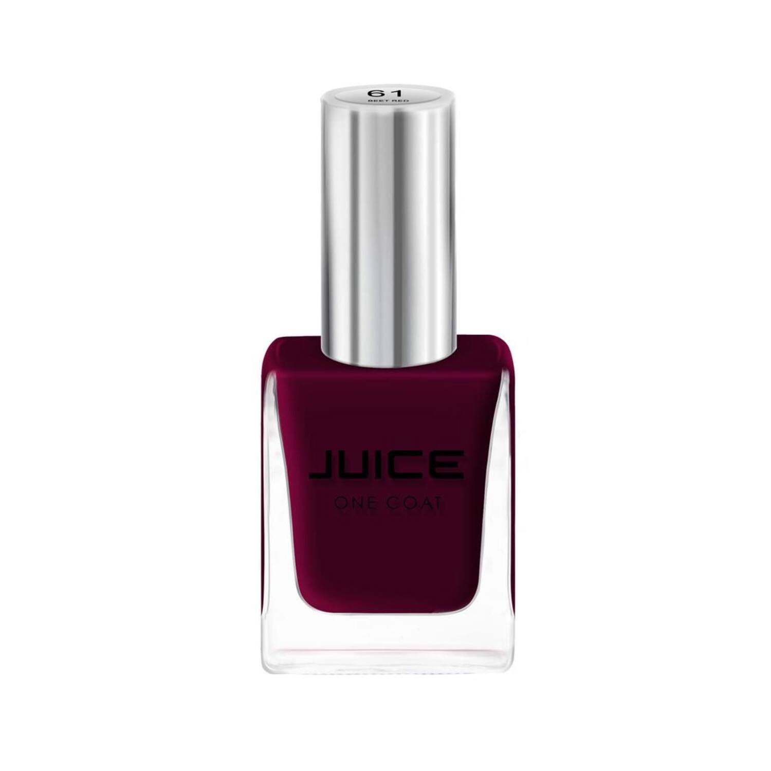 JUICE | JUICE One Coat Quick Dry Chip Resistant Nail Polish - 61 Deep Maroon (11ml)