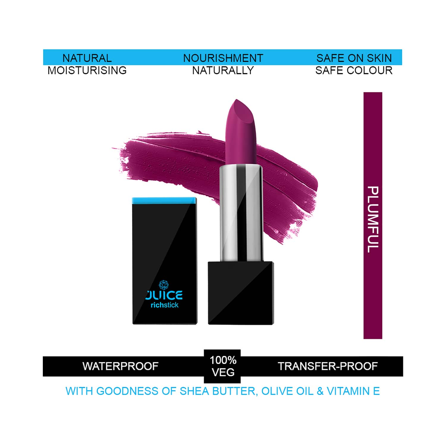 JUICE | JUICE Richstick Lipstick - M-4 Plumful (4g)