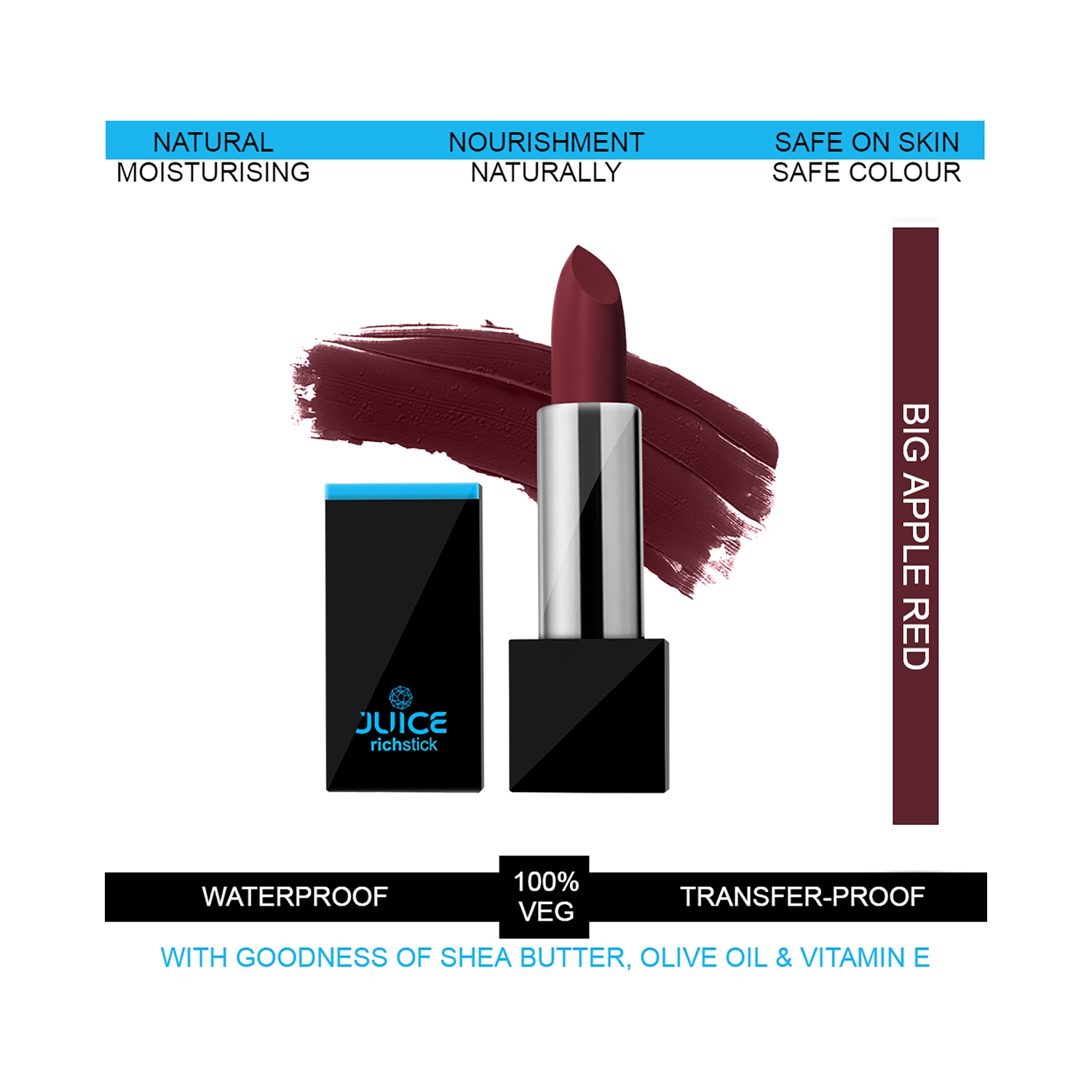 JUICE | Juice Richstick Lipstick - M-24 Bigapple Red (4g)