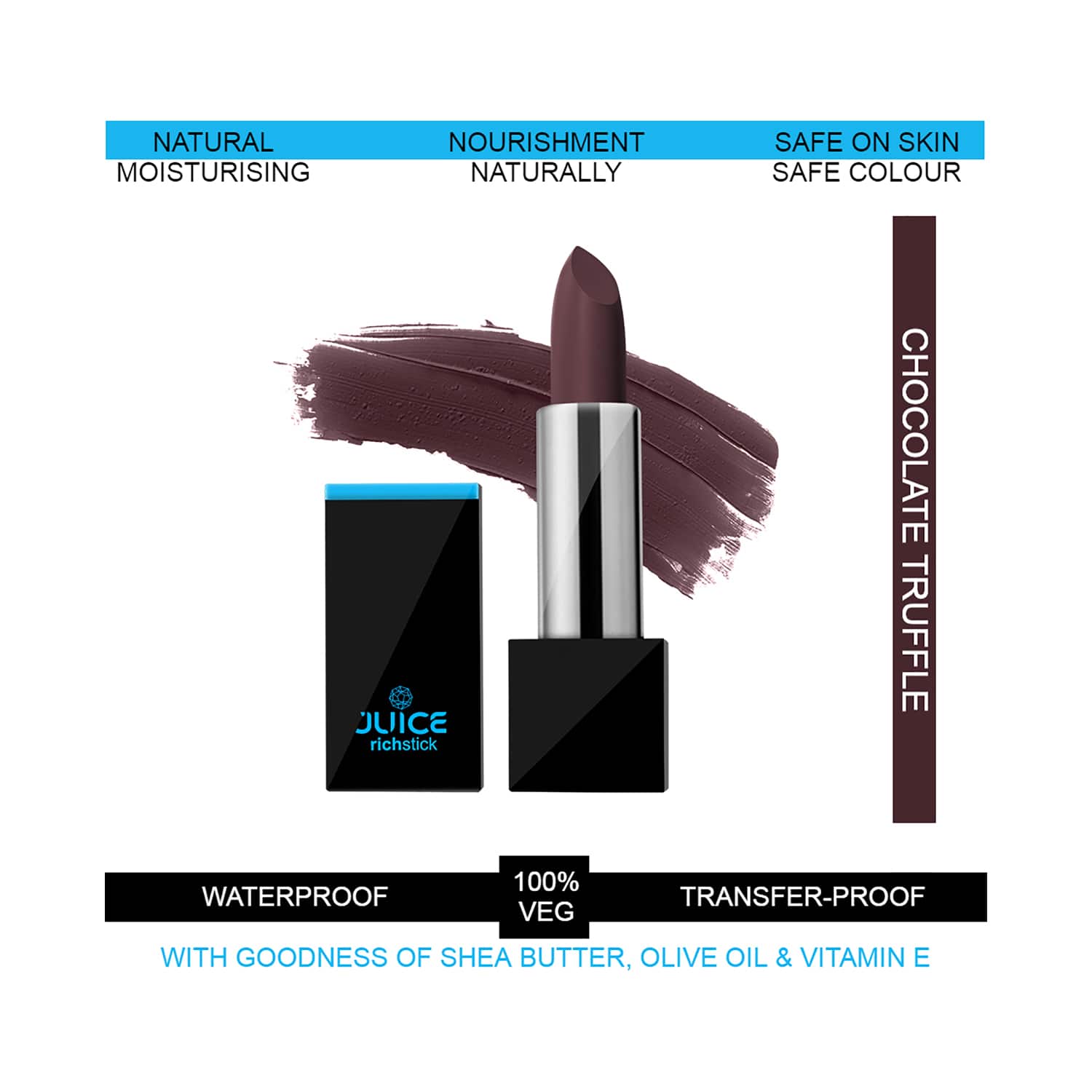 JUICE | JUICE Richstick Lipstick - M-72 Chocolate Truffle (4g)