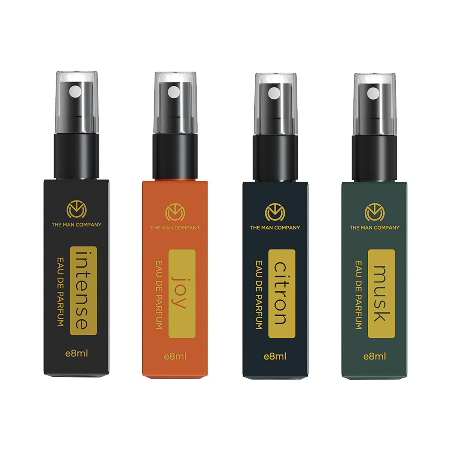 The Man Company | The Man Company Everyday Use Travel Friendly Pocket Perfume Set (4 pcs)