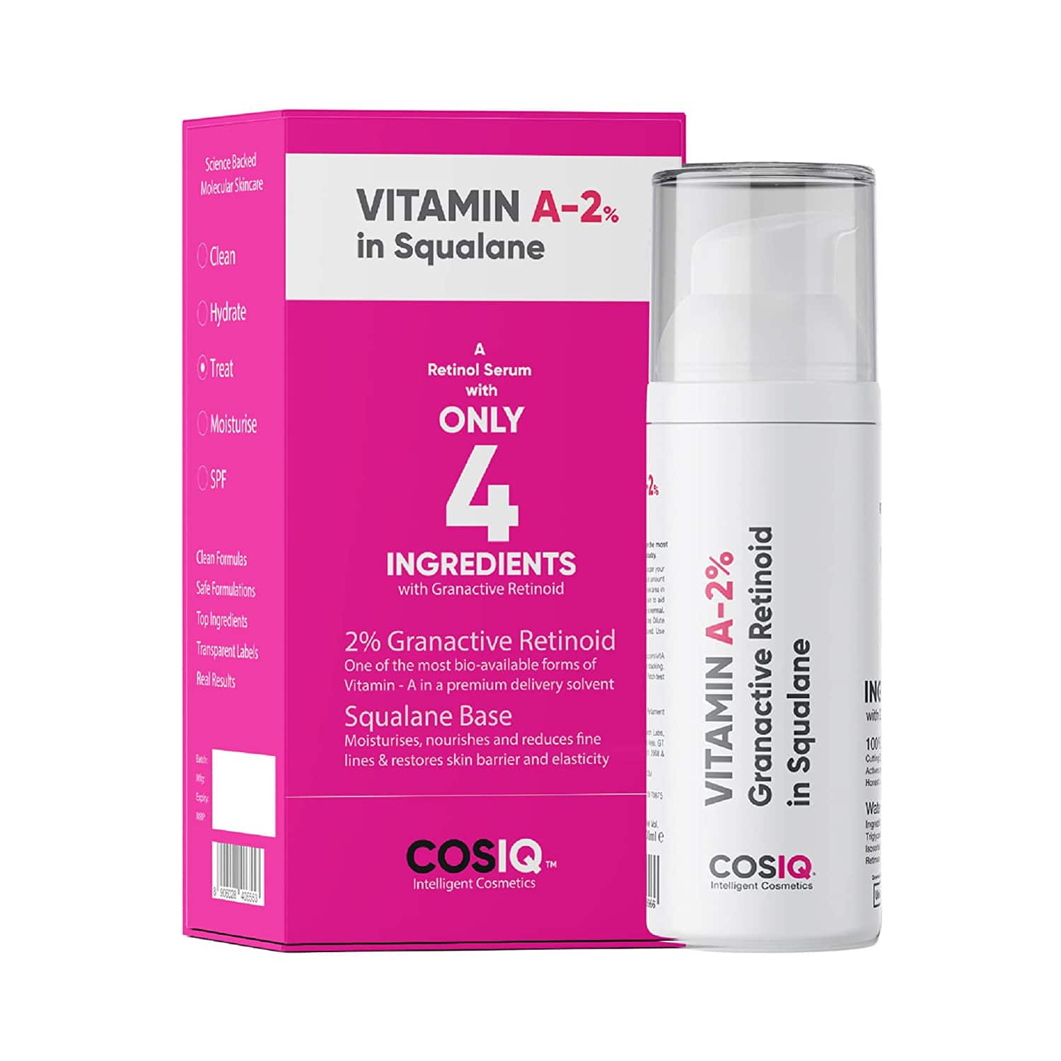 CosIQ | CosIQ Vitamin A-2% Granactive Retinoid In Squalane Face Serum (30ml)