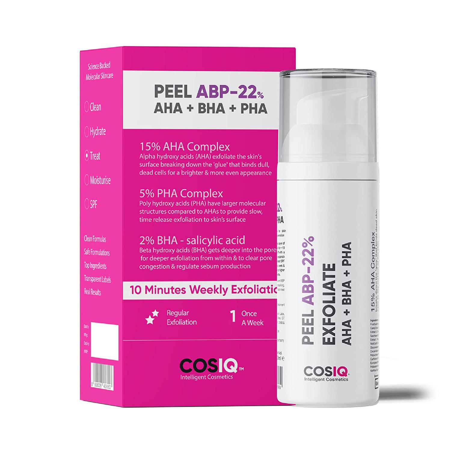 CosIQ | CosIQ ABP-22% Weekly Exfoliating Peeling Solution (30ml)