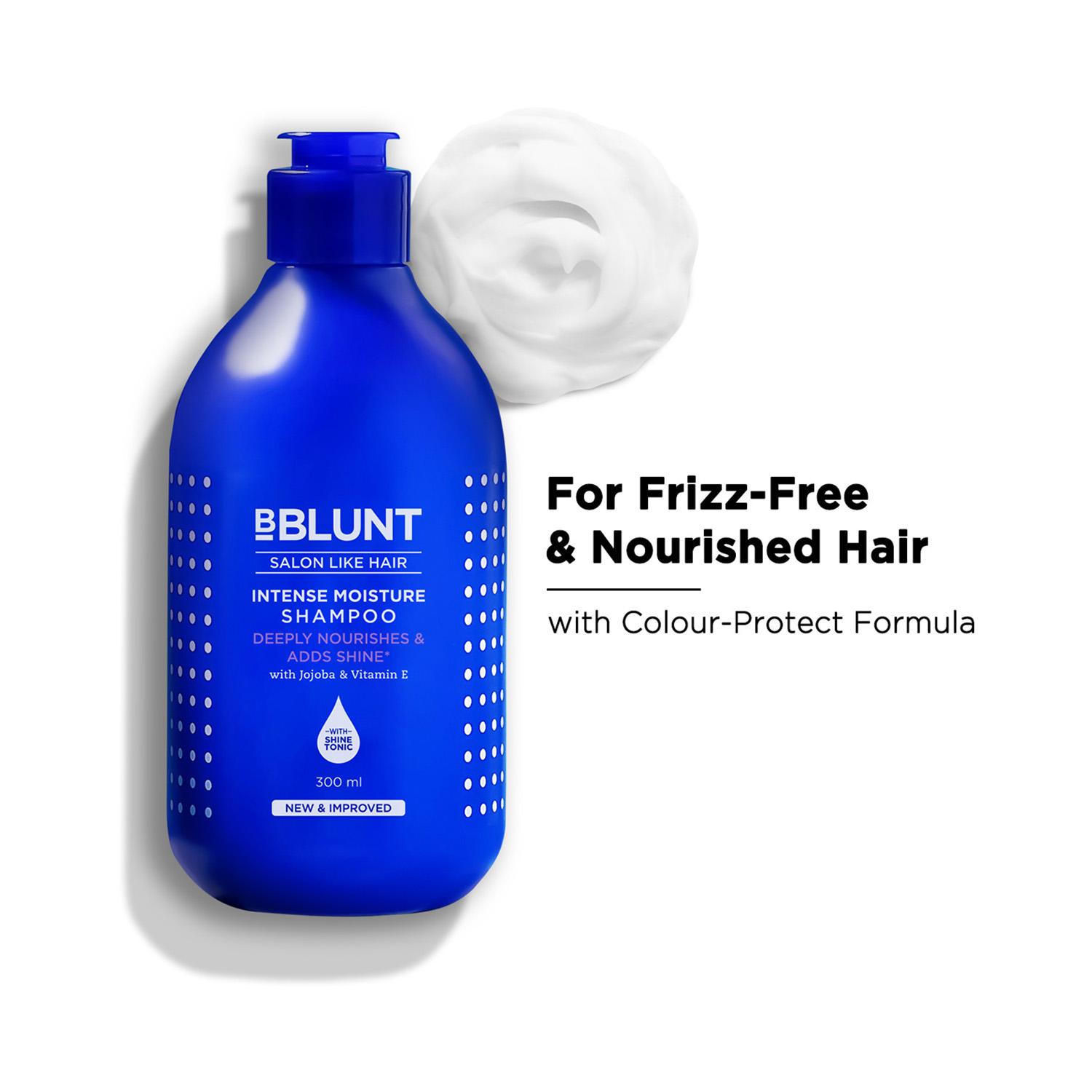 BBlunt | BBlunt Intense Moisture Shampoo With Jojoba And Vitamin E For Dry & Frizzy Hair (300ml)