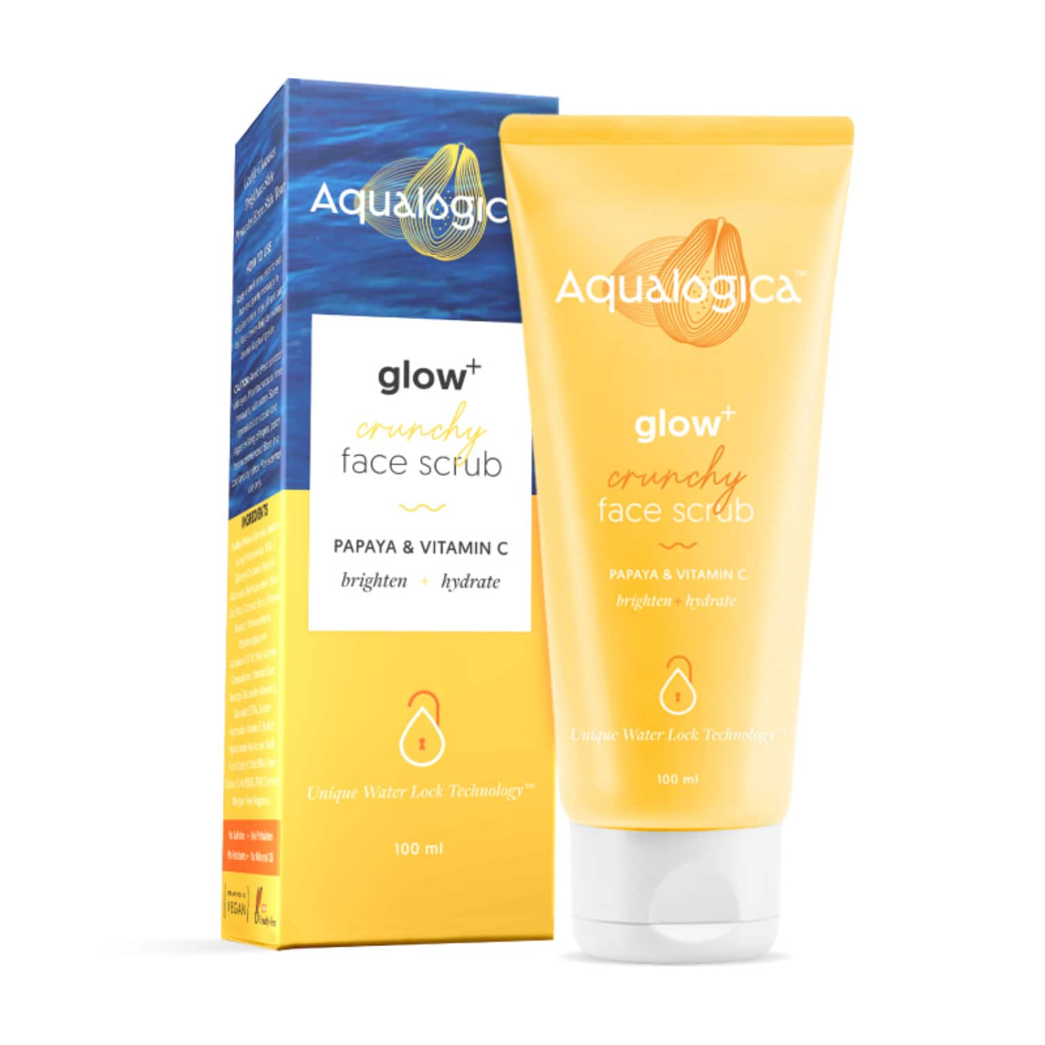 Aqualogica | Aqualogica Glow+ Crunchy Face Scrub (100ml)