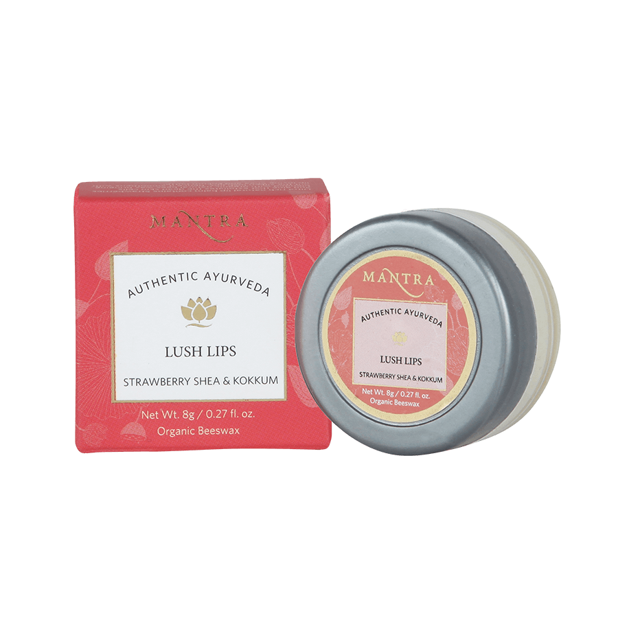 Mantra Herbal | Mantra Herbal Strawberry Shea & Kokkum Lush Lip Balm (8g)