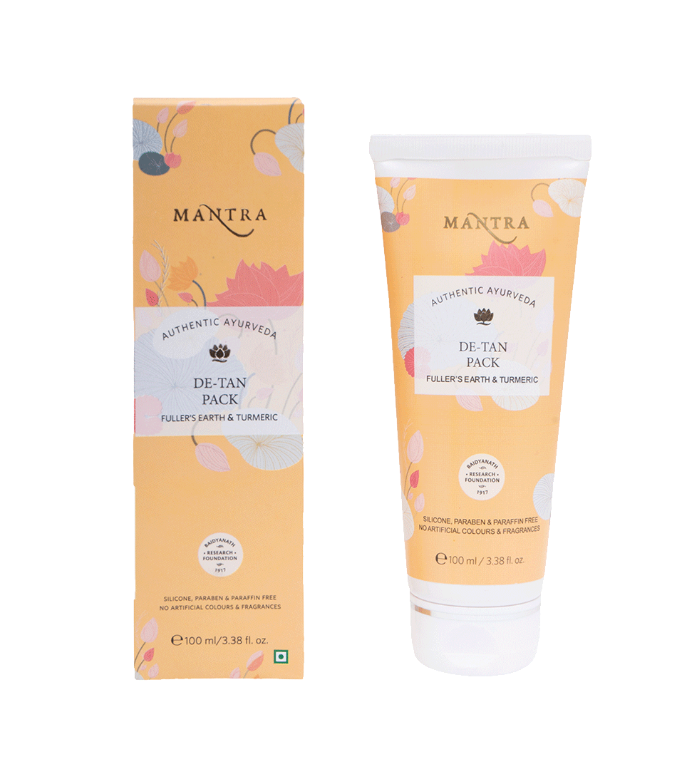 Mantra Herbal | Mantra Herbal Fuller'S Earth & Turmeric De-Tan Pack (100ml)