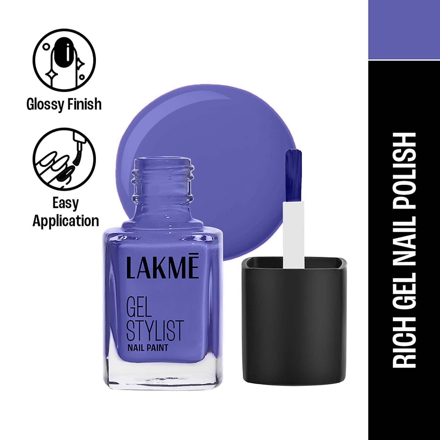 Lakme | Lakme Absolute Gel Stylist Lip Liquid - 97 Raisin (12 ml)