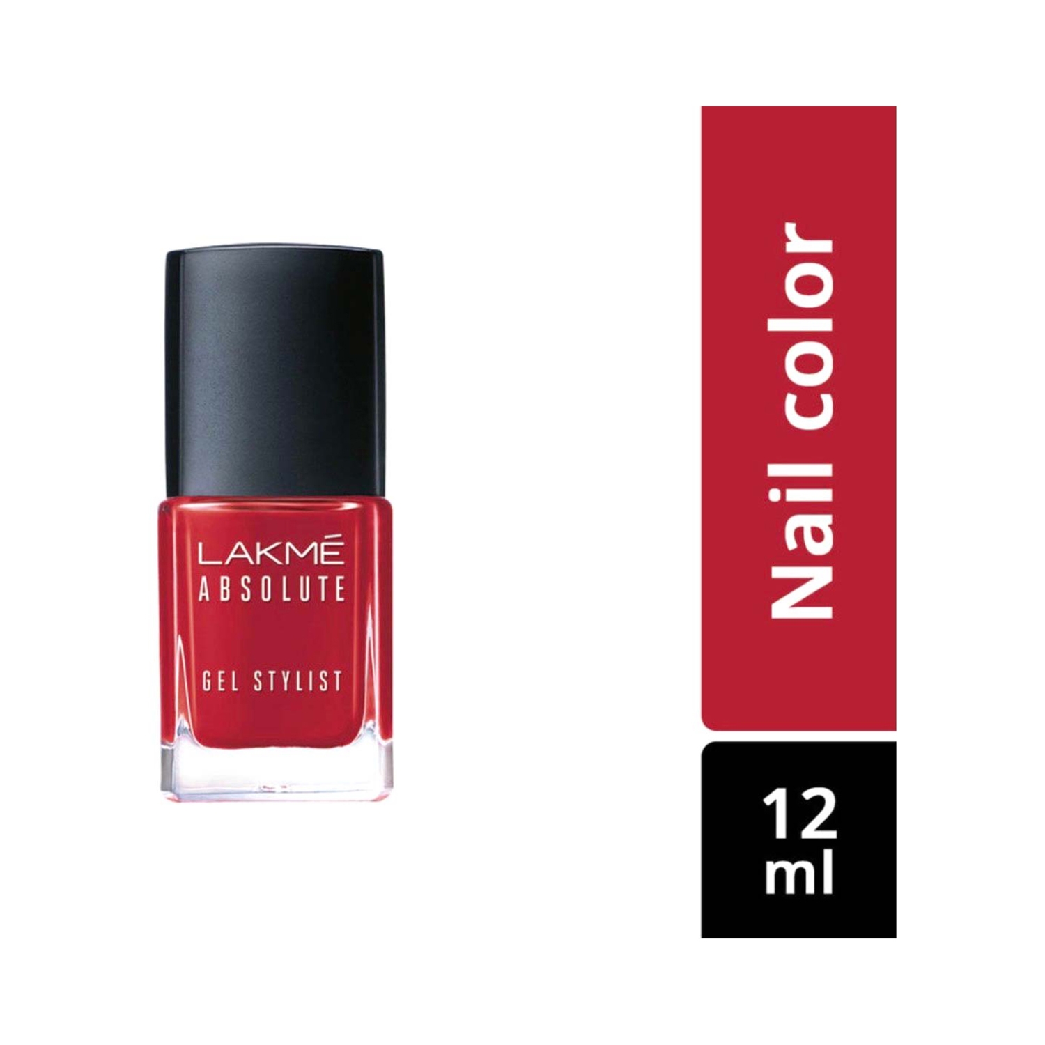 Lakme | Lakme Absolute Gel Stylist Nail Color - Scarlet Red (12ml)