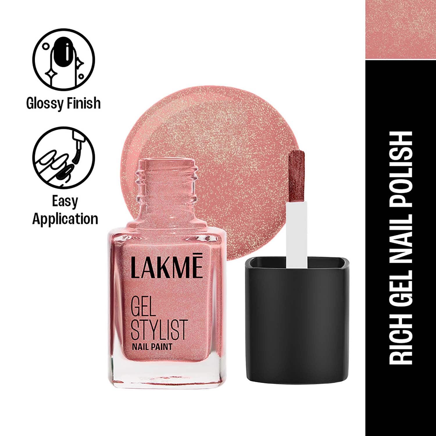 Lakme | Lakme Absolute Gel Stylist Lip Liquid - Gold Dust (12 ml)