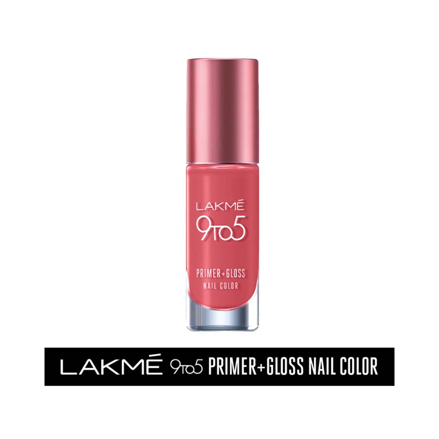 Lakme | Lakme 9 To 5 Primer + Gloss Nail Colour - Nude Warmth (6ml)