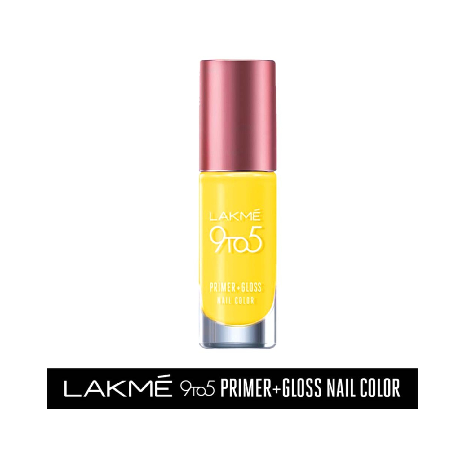 Lakme | Lakme 9 To 5 Primer + Gloss Nail Colour - Yellow Submarine (6ml)