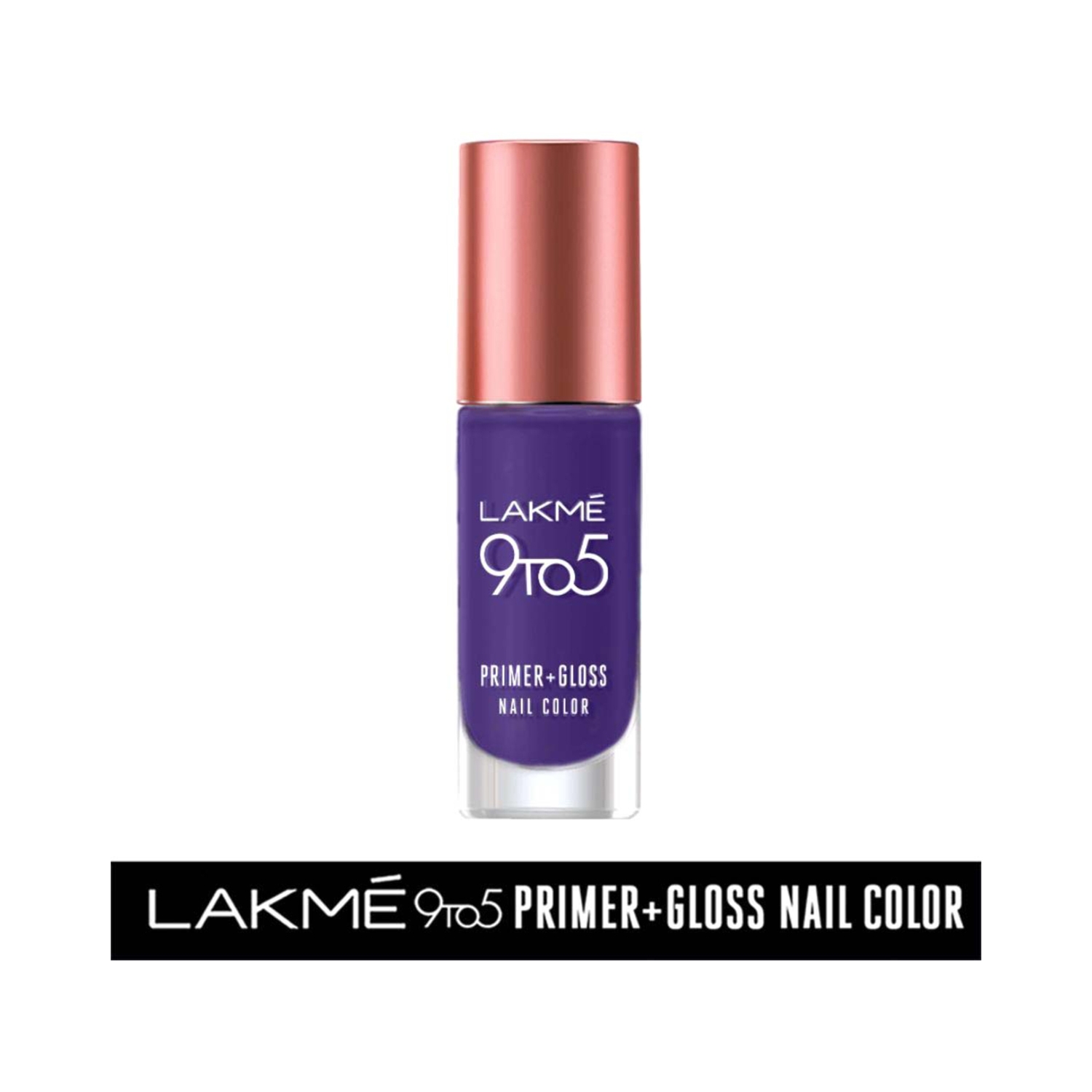 Lakme | Lakme 9 To 5 Primer + Gloss Nail Colour - Purple Magic (6ml)