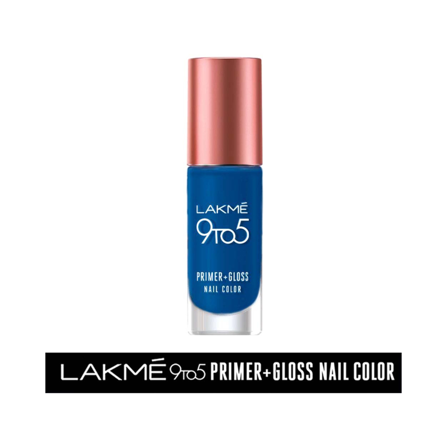 Lakme | Lakme 9 To 5 Primer + Gloss Nail Colour - Blue Ocean (6ml)