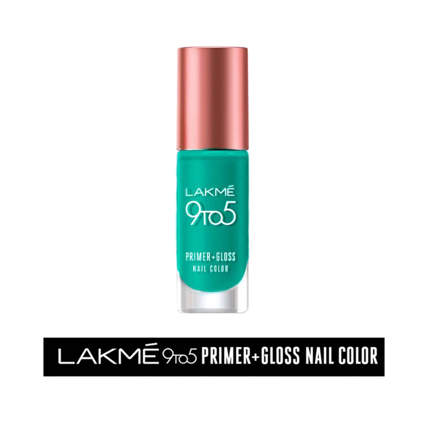 Lakme | Lakme 9 To 5 Primer + Gloss Nail Colour - Turquoise Wave (6ml)