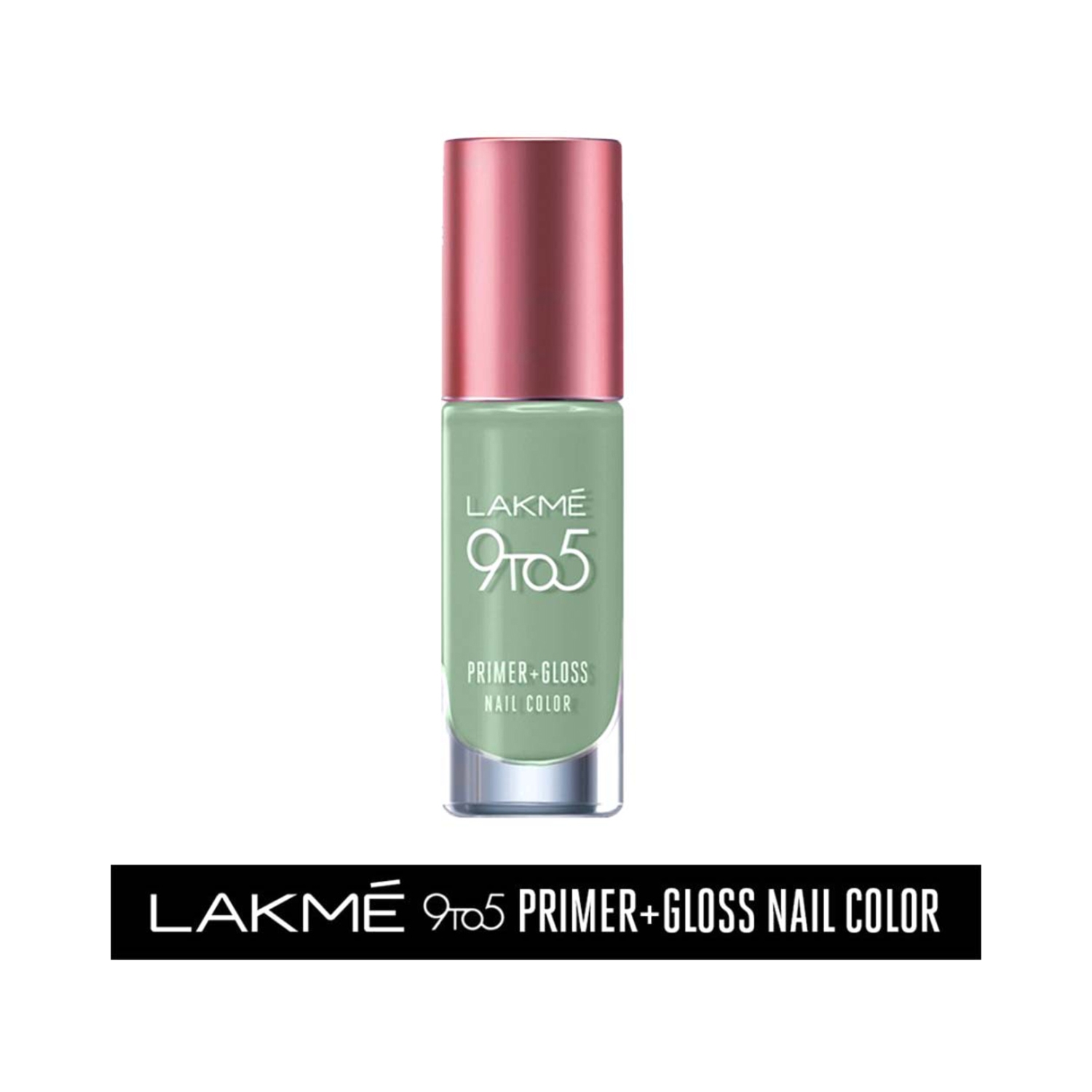 Lakme | Lakme 9 To 5 Primer + Gloss Nail Colour - Green Pistachio (6ml)
