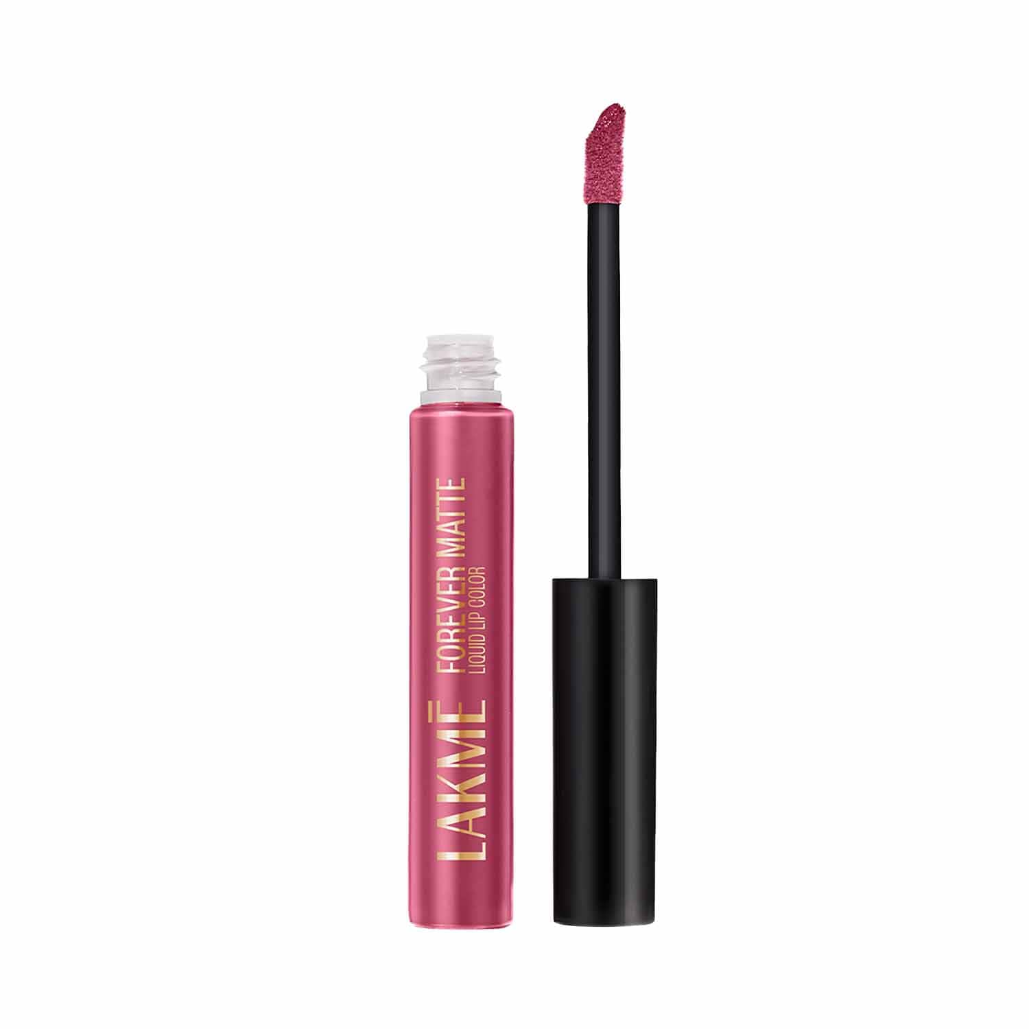 Lakme | Lakme Forever Matte Liquid Lip 16hr Lipstick Lightweight & Transferproof - Pink Punch (5.6 ml)