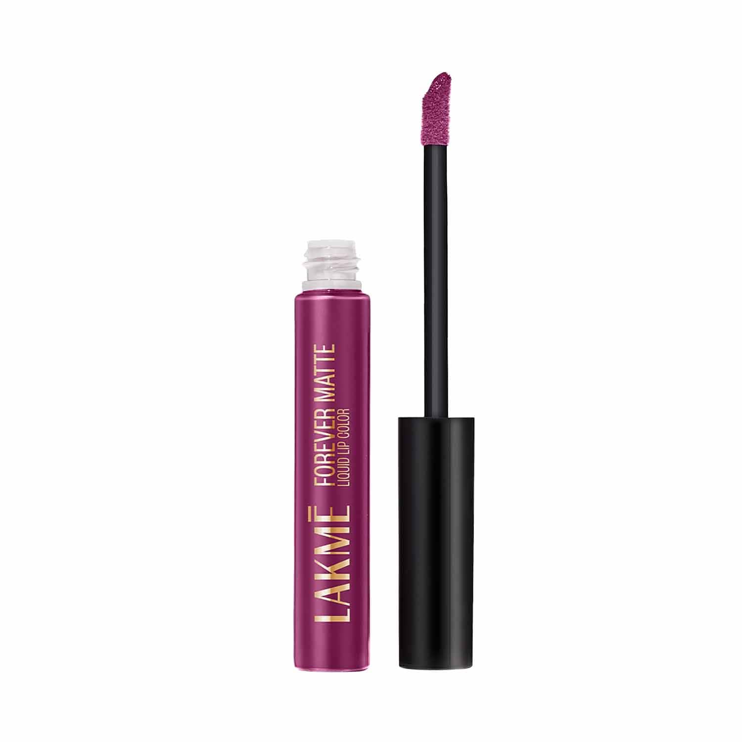 Lakme | Lakme Forever Matte Liquid Lip 16hr Lipstick Lightweight & Transferproof - Wine Glow (5.6 ml)
