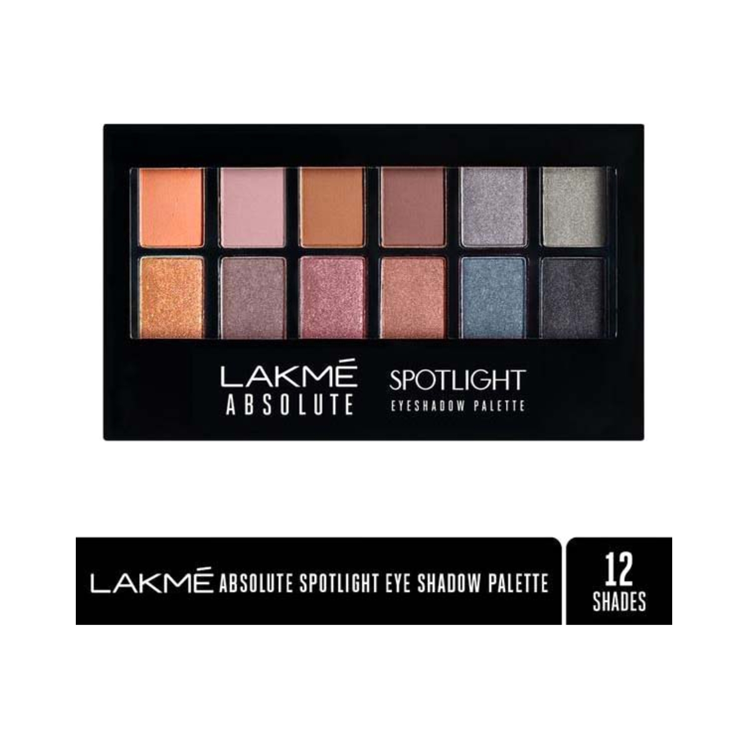 Lakme | Lakme Absolute Spotlight Eye Shadow Palette - Smokin Glam (12g)