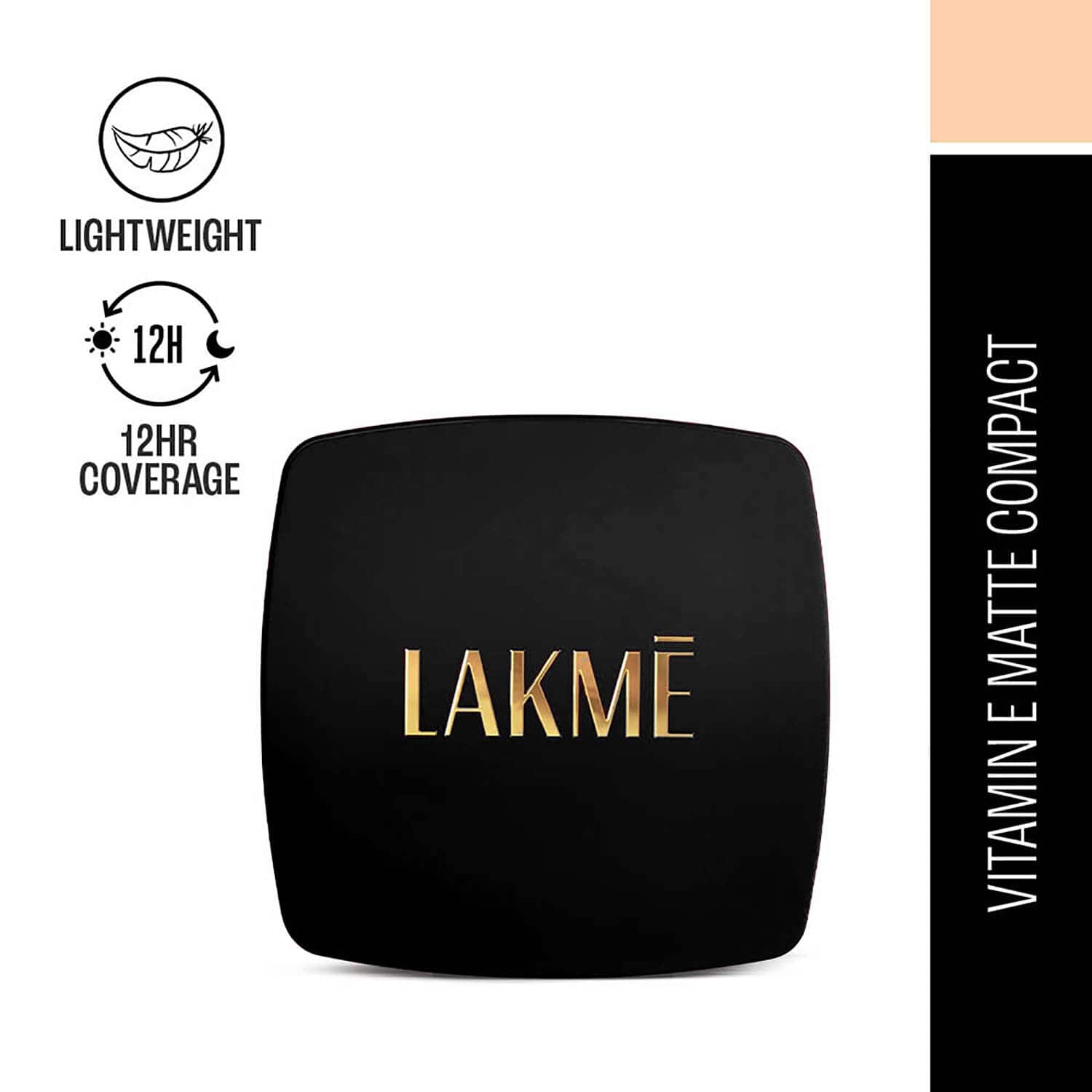 Lakme | Lakme Forever Matte Compact Smooth Finish Lasts for 12 Hrs Even Toned Look - Marble (9 g)