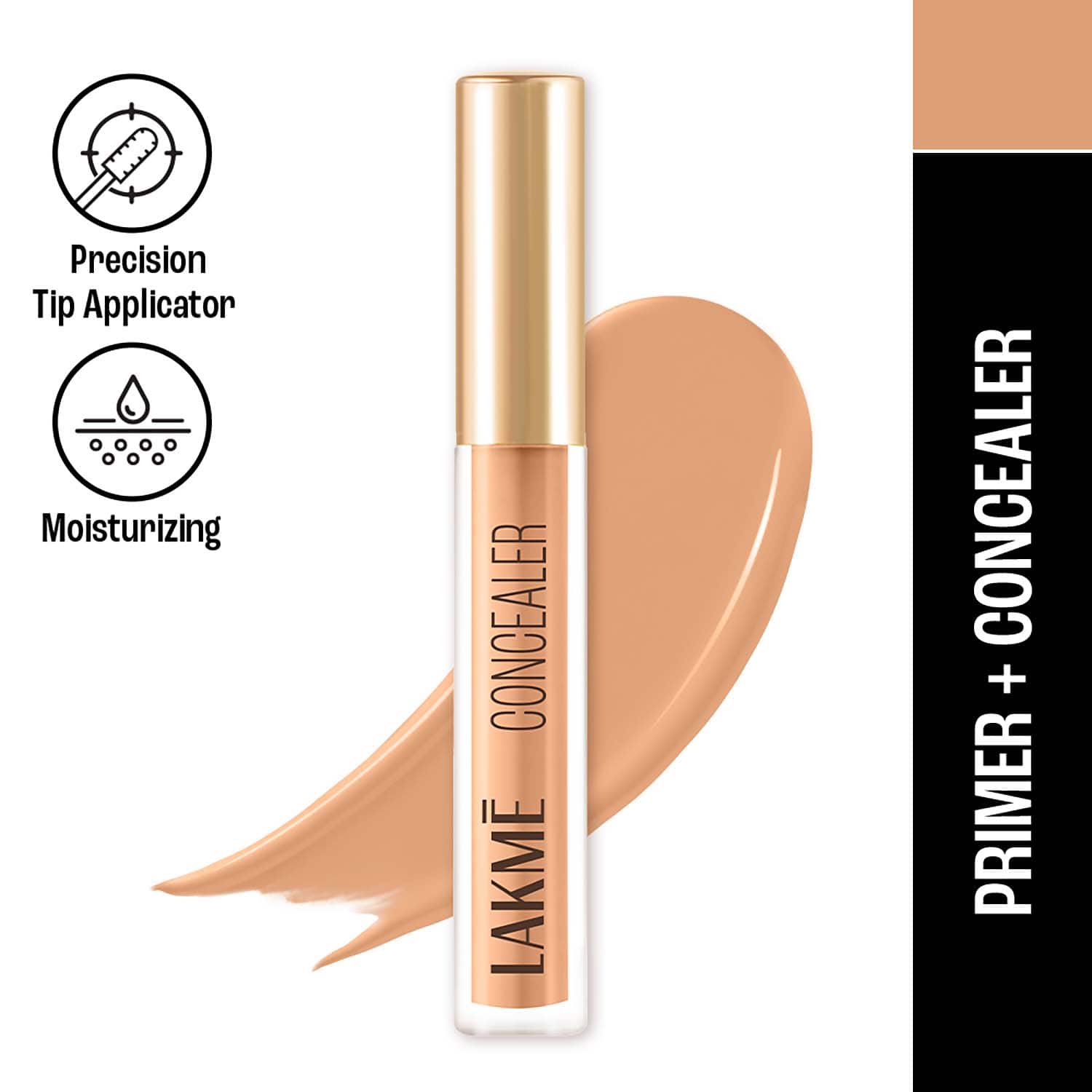 Lakme | Lakme 9to5 Powerplay Priming Concealer Built in Primer Hydrating - 20 Nude (5.4 ml)