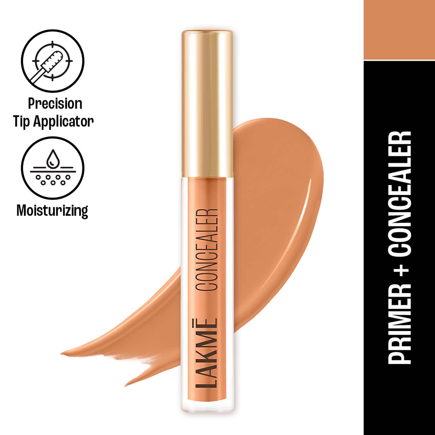 Lakme | Lakme 9to5 Powerplay Priming Concealer Built in Primer Hydrating - 30 Cinnamon (5.4 ml)