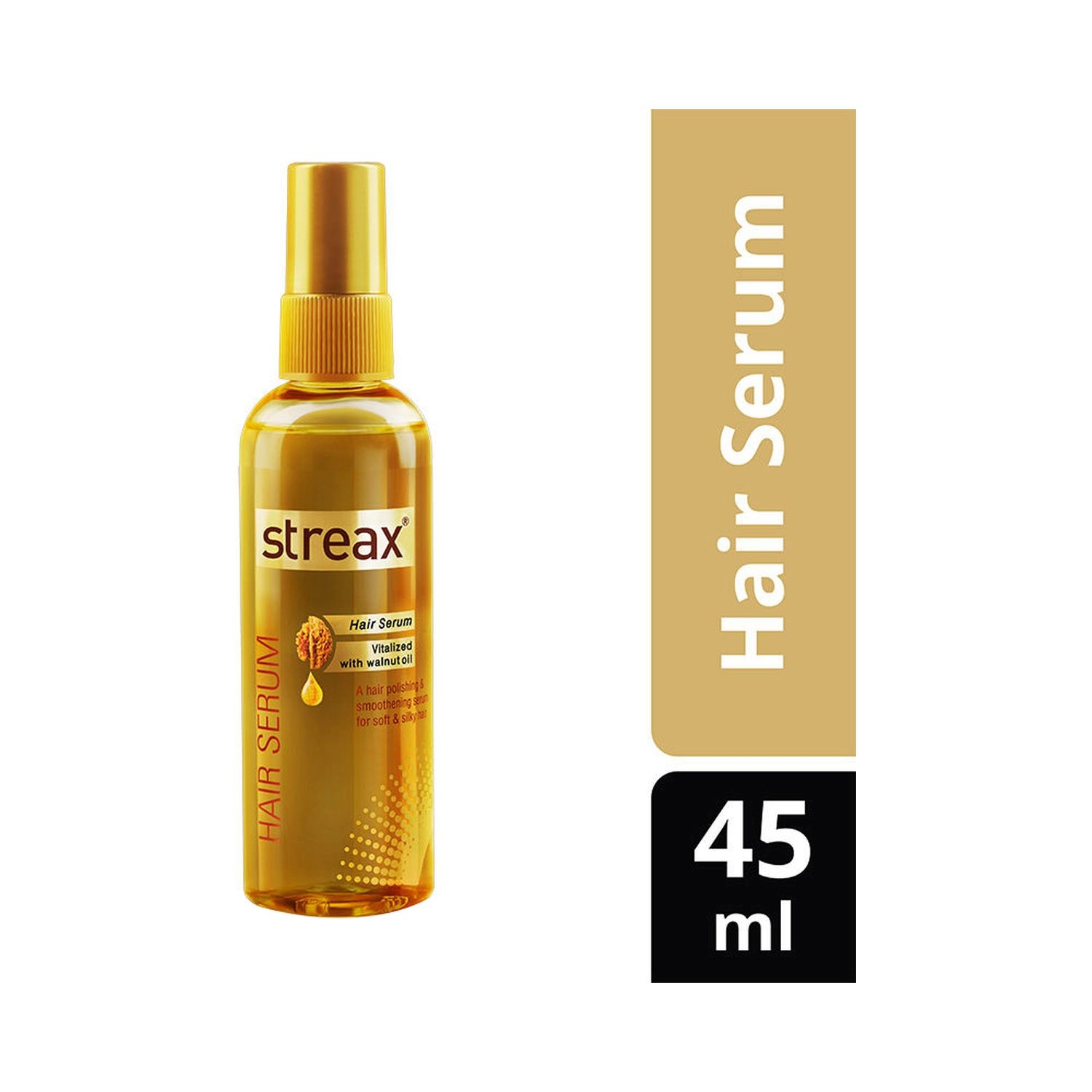 Streax | Streax Hair Serum Vitalised With Walnut Oil (45ml)