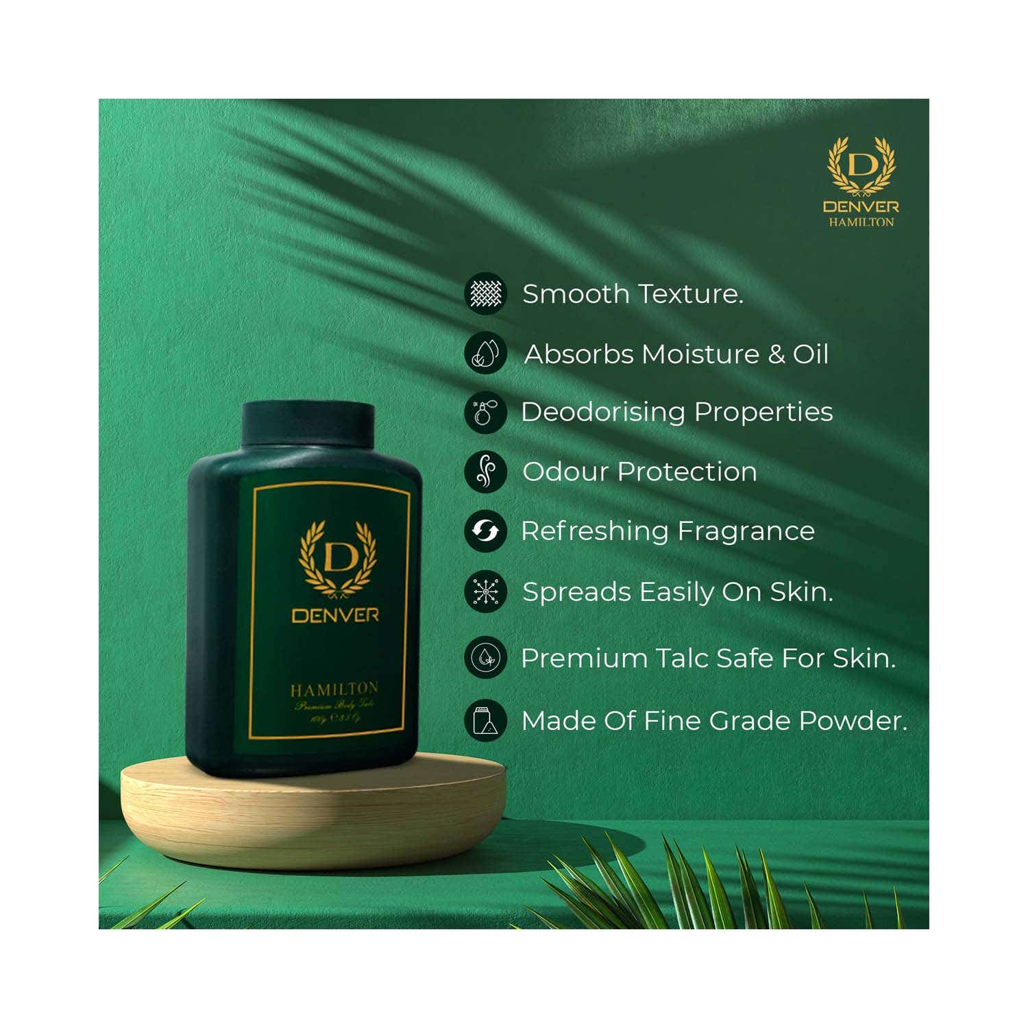 Buy Denver Hamilton Talc (300g) Online at Best Price in India on