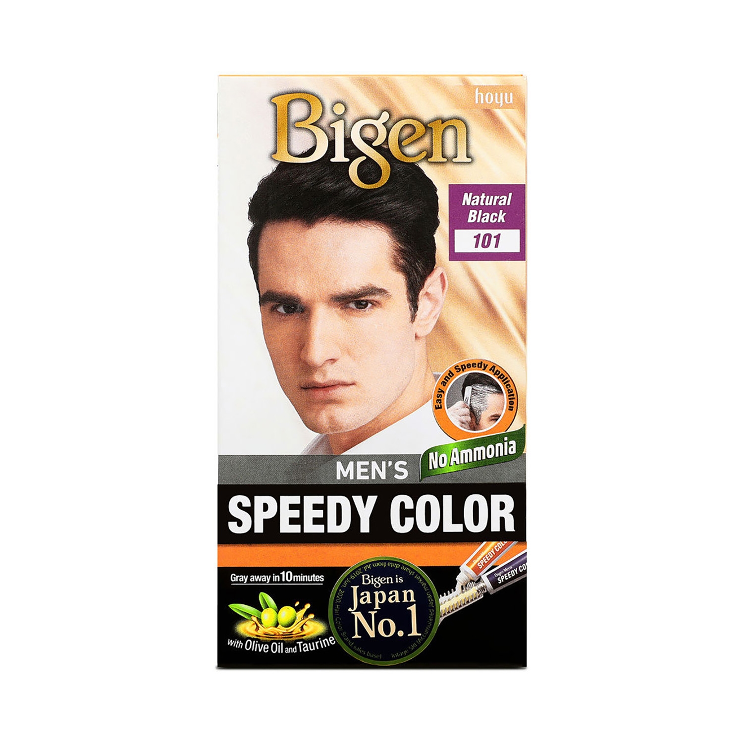 Bigen | Bigen Men's Speedy Hair Color - 101 Natural Black (80g)