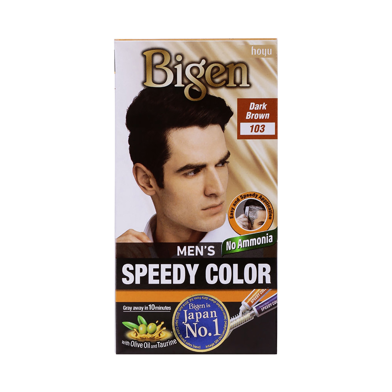 Bigen | Bigen Men's Speedy Hair Color - 103 Dark Brown (80g)